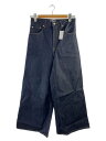 【中古】woadblue◆23AW/ワイドパンツ/25/デニム/IDG/WB23302【レディースウェア】