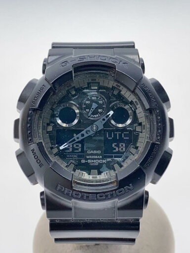 【中古】CASIO◆クォーツ腕時計・G-SHOCK/デジアナ/レザー/BLK/BLK【服飾雑貨他】 【中古】CASIO◆クォーツ腕時計・G-SHOCK/デジアナ/レザー/BLK/BLK【服飾雑貨他】