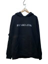 【中古】Nine One Seven◆パーカー/--/コットン/BLK【メンズウェア】