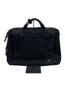 【中古】PORTER◆ブリーフケース/ポリエステル/BLK/無地【バッグ】