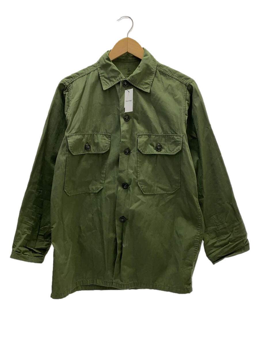 【中古】MILITARY◆長袖シャツ/--/--/KHK/古着）ユーティリティシャツ/ミリタリー//【メンズウェア】