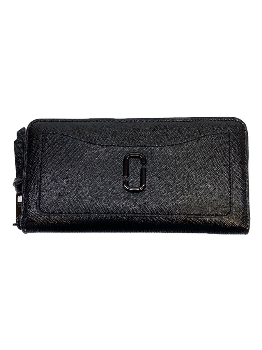 【中古】MARC JACOBS◆DTMラウンドファスナー長財布/メンズ/レザー/BLK/無地/2F3SMP047S07【服飾雑貨他】