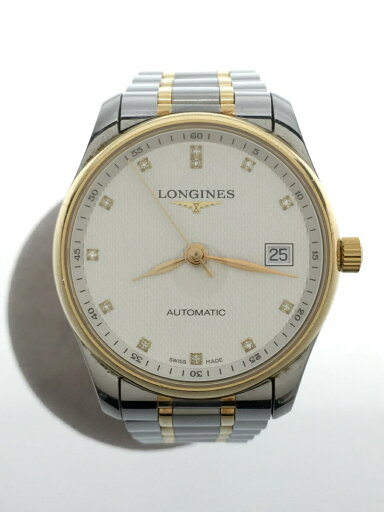 【中古】LONGINES◆自動巻腕時計/アナログ/ステンレス/WHT/SLV/L2.518.5/20230730日差-9【服飾雑貨他】 【中古】LONGINES◆自動巻腕時計/アナログ/ステンレス/WHT/SLV/L2.518.5/20230730日差-9【服飾雑貨他】