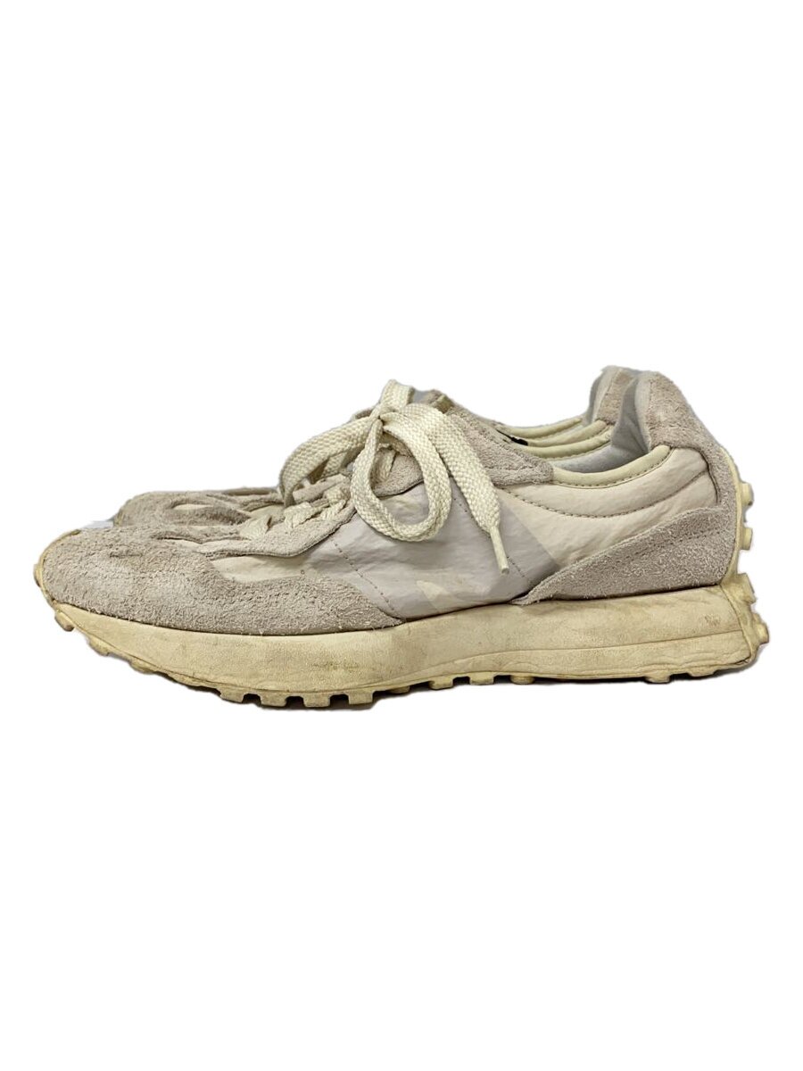 【中古】NEW BALANCE◆U327/ホワイト/25.5cm/WHT【シューズ】