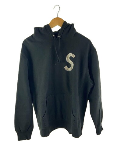 【中古】Supreme◆21ss/Swarovski S Logo Hooded Sweatshirt/パーカー/M/コットン/BLK//【メンズウェア】 【中古】Supreme◆21ss/Swarovski S Logo Hooded Sweatshirt/パーカー/M/コットン/BLK//【メンズウェア】