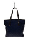 【中古】Salvatore Ferragamo◆トートバッグ/ポリエステル/NVY/総柄/AU-21-2812【バッグ】