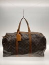 【中古】LOUIS VUITTON◆サック・スプール55_モノグラム・キャンバス_BRW/PVC/BRW/総柄【バッグ】