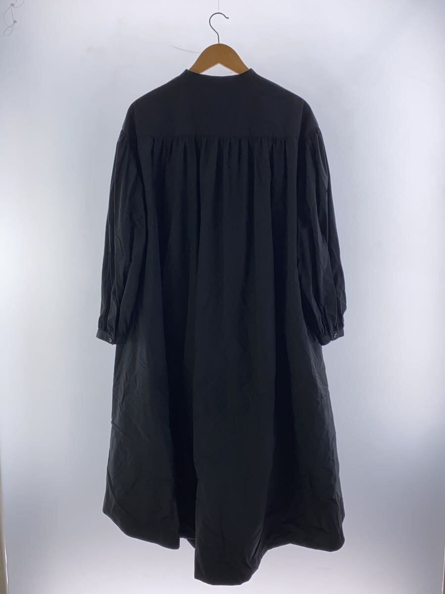 【中古】DOSDIOSAS◆シャツワンピース/38/コットン/BLK/無地/D7929【レディースウェア】