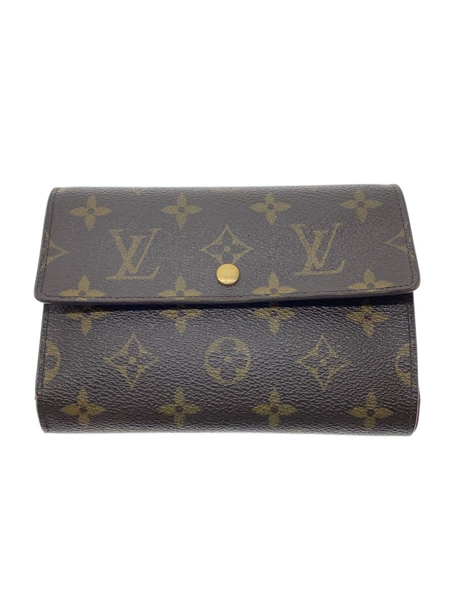 【中古】LOUIS VUITTON◆3つ折り財布/レ