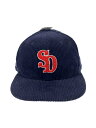 【中古】STANDARD CALIFORNIA◆Corduroy Logo Cap/キャップ/7 1/4/コーデュロイ/NVY/メンズ【服飾雑貨他】