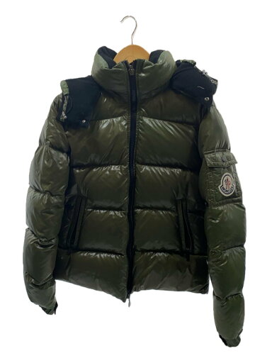 【中古】MONCLER◆ジャケット/3/--/KHK/無地【メンズウェア】 【中古】MONCLER◆ジャケット/3/--/KHK/無地【メンズウェア】
