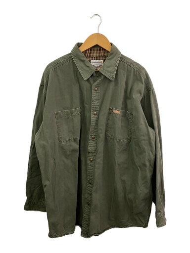 【中古】Carhartt◆ジャケット/2L/コットン/KHK/S296 MOS【メンズウェア】 【中古】Carhartt◆ジャケット/2L/コットン/KHK/S296 MOS【メンズウェア】