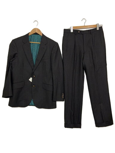 【中古】Alfred brown/スーツ/--/ウール/GRY/ストライプ【メンズウェア】 【中古】Alfred brown/スーツ/--/ウール/GRY/ストライプ【メンズウェア】