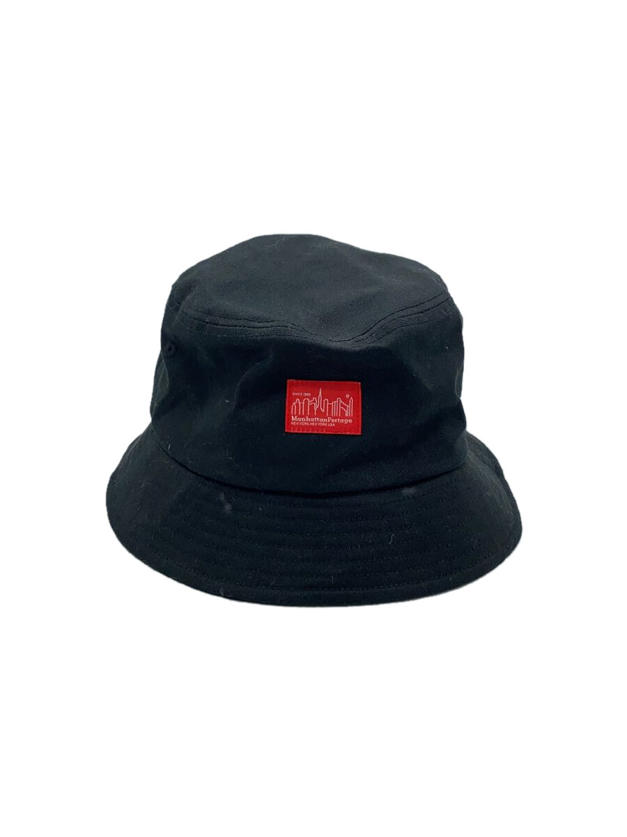 【中古】Manhattan Portage◆バケットハット/--/コーデュロイ/BLK/メンズ//【服飾雑貨他】