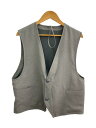 【中古】DAIWA PIER39◆TECH WAIST COAT/ベスト/FREE/ポリエステル/GRY/BJ-58024L【レディースウェア】