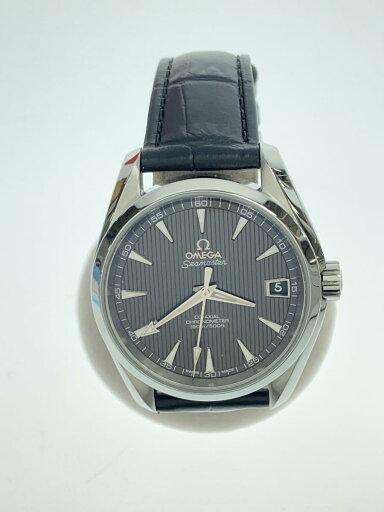 【中古】OMEGA◆シーマスター/アクアテラ/150m/コーアクシャル/自動巻/社外ベルト/20240512日差+8【服飾雑貨他】 【中古】OMEGA◆シーマスター/アクアテラ/150m/コーアクシャル/自動巻/社外ベルト/20240512日差+8【服飾雑貨他】