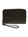 【中古】LOUIS VUITTON◆オルセー_モノグラム_BRW/PVC/BRW【バッグ】