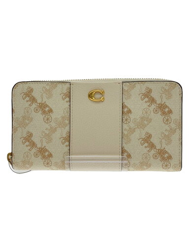 【中古】COACH◆長財布/--/ベージュ/総柄/レディース/CI212【服飾雑貨他】 【中古】COACH◆長財布/--/ベージュ/総柄/レディース/CI212【服飾雑貨他】