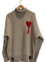 【中古】AMI Alexandre Mattiussi◆ニット・セーター(厚手)/--/ウール/BEG//【メンズウェア】(4)