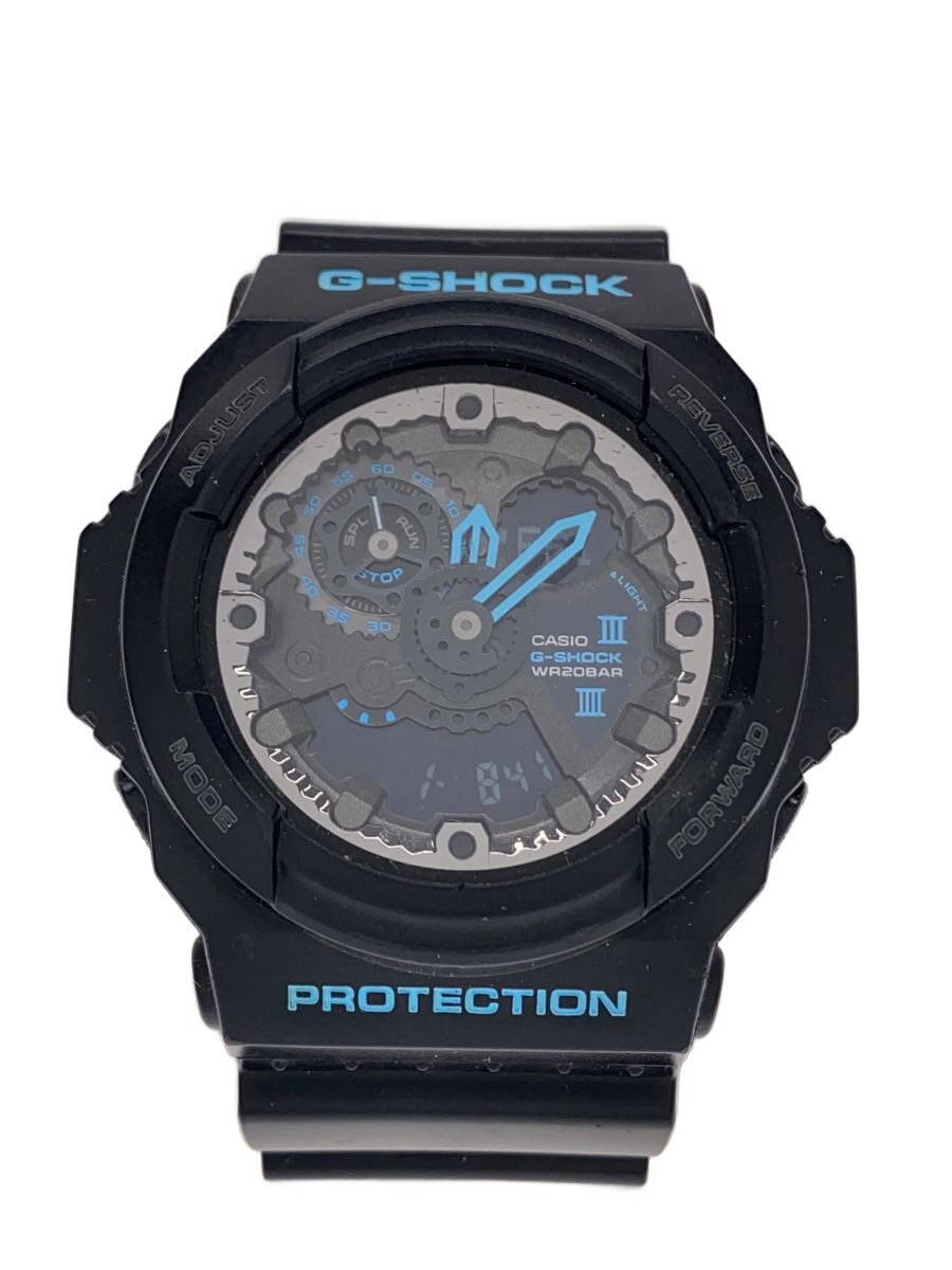 【中古】CASIO◆クォーツ腕時計・G-SHOCK/デジアナ/BLK【服飾雑貨他】