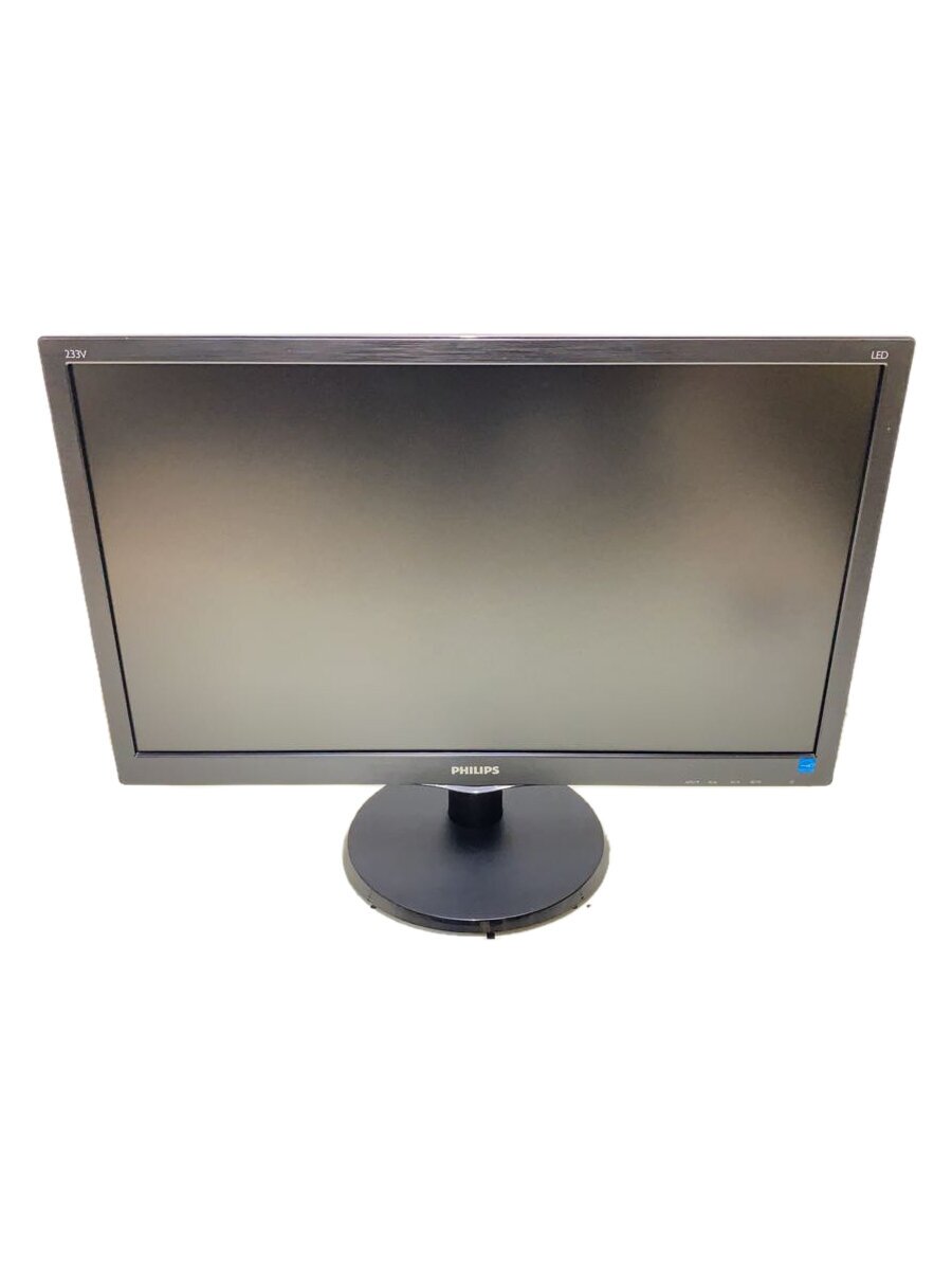 【中古】PHILIPS◆液晶モニタ・液晶ディスプレイ 233V5LHAB/11 [23インチ Black]/スクエア型//【パソコン】