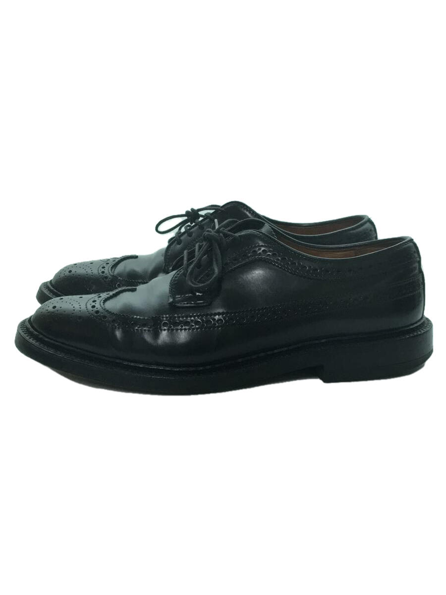 【中古】Alden◆ドレスシューズ/US7.5/BLK/レザー/9751LONG WING CORDVAN【シューズ】