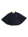 【中古】CELINE◆ポンチョ/コート/90cm/ポリエステル/NVY【キッズ】