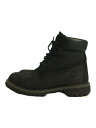 【中古】Timberland◆ブーツ/26cm/BLK/9645B/ティンバーランド/6inch/Fabric Boot/カモフラ/ブラック【シューズ】