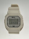 【中古】CASIO◆クォーツ腕時計/デジタル/WHT/WHT/DW-5600VT【服飾雑貨他】