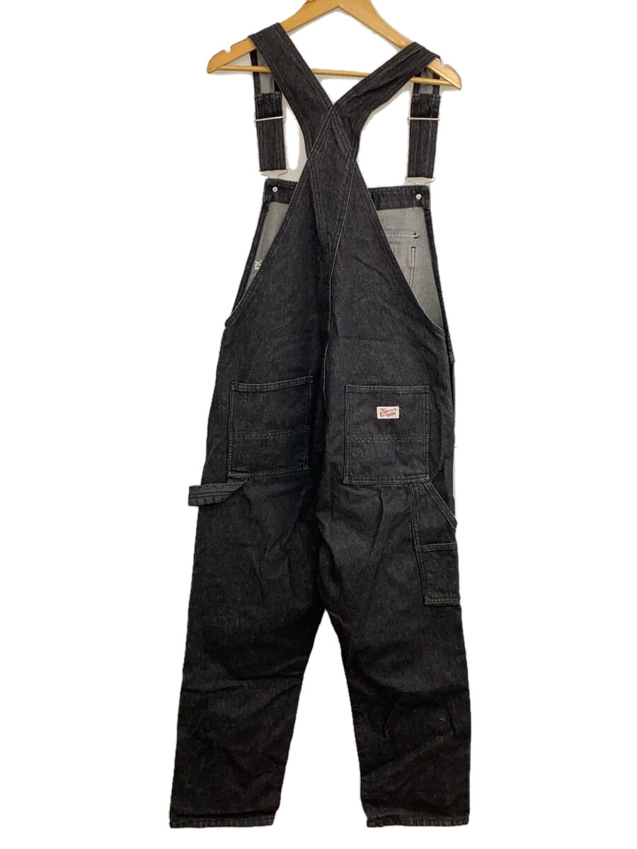 【中古】X-LARGE◆101221031013/オーバーオール/デニム/M/コットン/BLK/無地【メンズウェア】