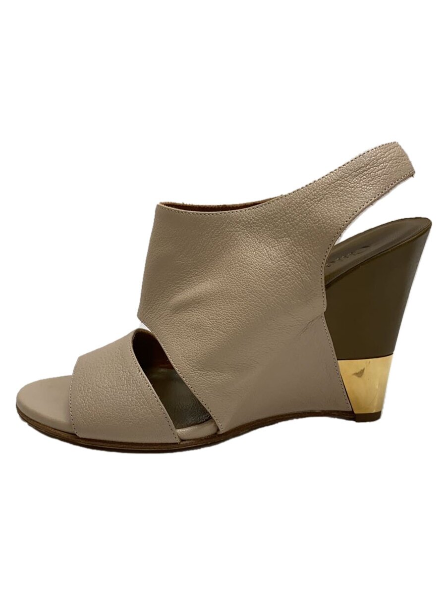 【中古】Chloe◆サンダル/36.5/BEG【シューズ】