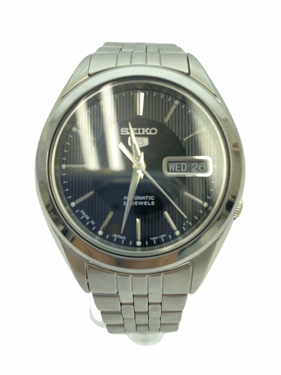 【中古】SEIKO◆自動巻腕時計/アナログ/ステンレス/シルバー/7S26-03V0【服飾雑貨他】