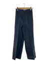 【中古】24SS/HIDDEN GEMS/Linen Pants/ワイドスラックス/ヒデンジェムス/S/リネン/BLK【レディースウェア】