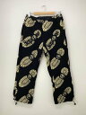【中古】Supreme◆Timberland/ボトム/S/ポリエステル/BLK/総柄【メンズウェア】