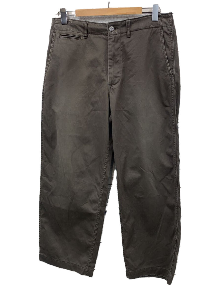 【中古】J.S Homestead(JOURNAL STANDARD HOMESTEAD)◆WIDE LEG BREAK CHINO/M/コットン/KHK/24-030-470-6000-3-0【メンズウェア】