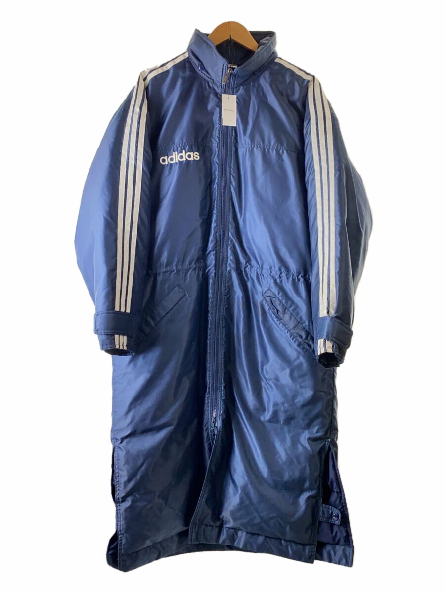 【中古】adidas◆ダウンジャケット/L/ポリエステル/NVY/ASR-8330【メンズウェア】