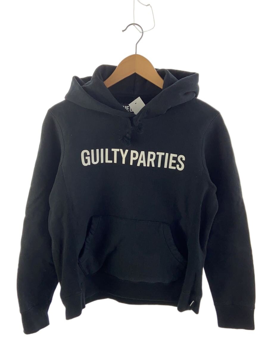 WACKO MARIA◆パーカー/S/コットン/BLK/フロントロゴ/使用感有/The Guilty Parties