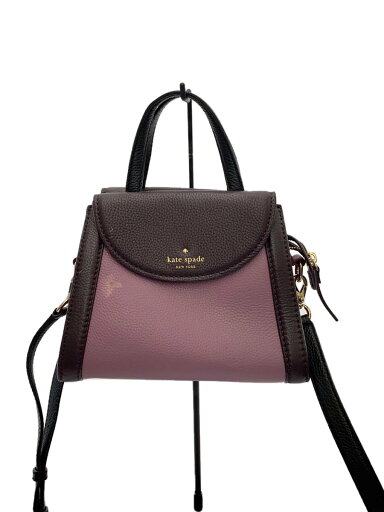 【中古】kate spade new york◆ショルダーバッグ/牛革/PUP【バッグ】 【中古】kate spade new york◆ショルダーバッグ/牛革/PUP【バッグ】
