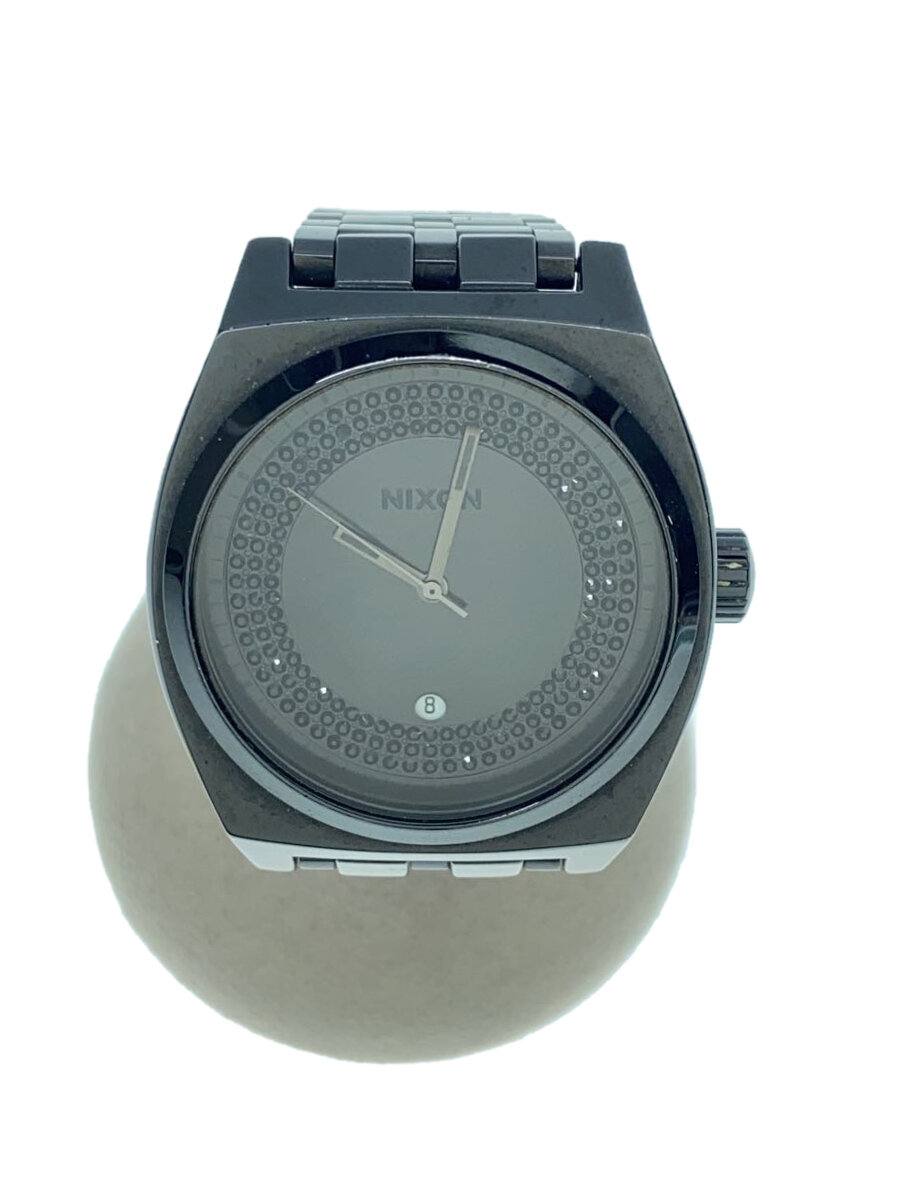 【中古】NIXON◆クォーツ腕時計/アナログ/BLK/BLK/THE MONOPOLY【服飾雑貨他】