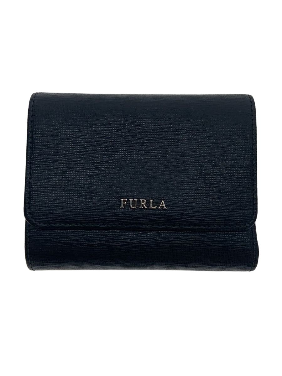 【中古】FURLA◆3つ折り財布/レザー/B
