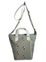【中古】russet◆ショルダーバッグ/キャンバス/GRY/総柄【バッグ】(4)