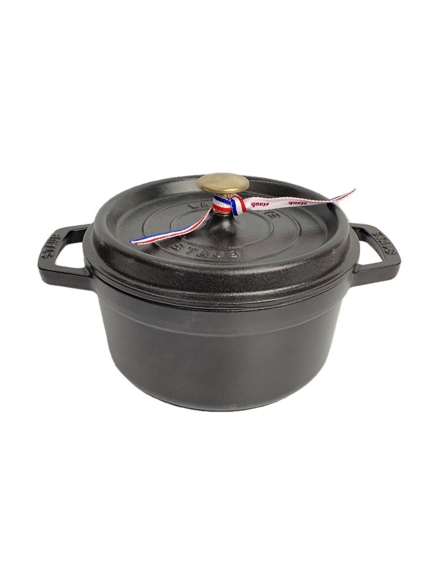 【中古】Staub◆鍋/BLK/40509-487【キッチン用品】