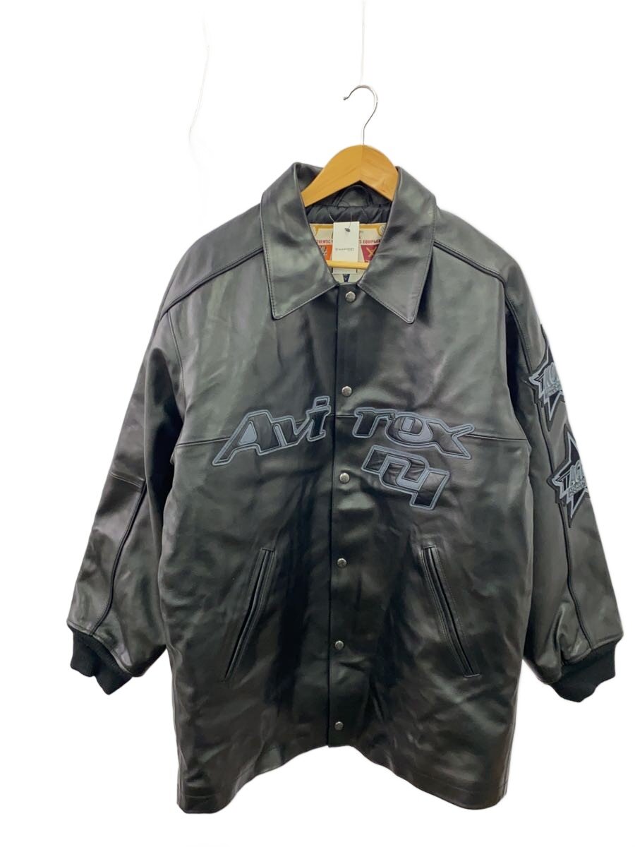 AVIREX◆RECOGNIZE GOALERS J/レザージャケット・ブルゾン/L/レザー/783-2250003
