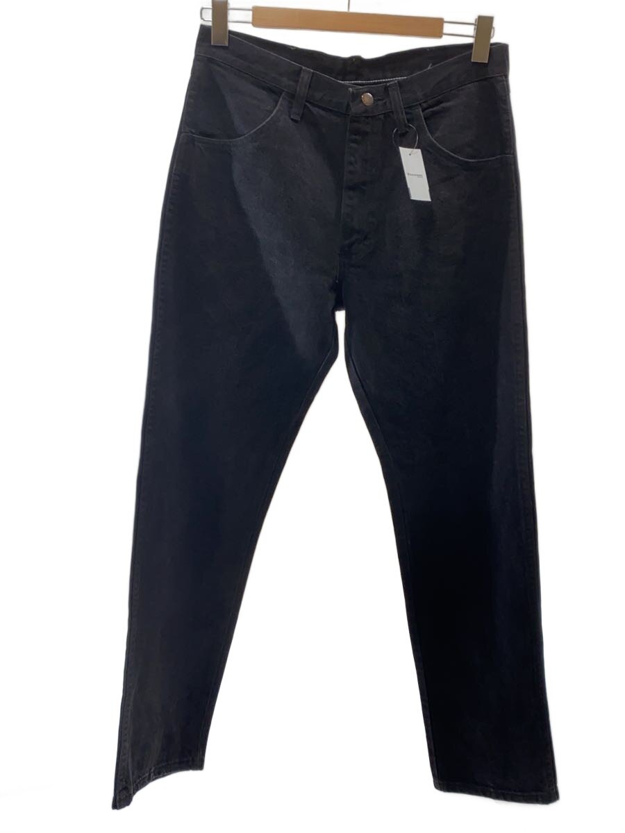 RUSTLER◆ストレートパンツ/32/コットン/BLK/ブラック/黒/