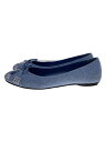 【中古】LOUIS VUITTON◆フラットパンプス/POPI FLAT BALLERINA/フラットバレリーナ/38/IDG/1AB1LP【シューズ】