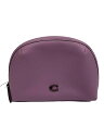 【中古】COACH◆ジュリエンヌ コスメティックケース/ポーチ/レザー/PUP/C3489【バッグ】