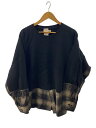 【中古】MINEDENIM◆リメイクスウェット/2/コットン/ブラック/チェック/MND-21AWOP003-07-022【メンズウェア】