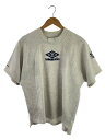 【中古】UMBRO◆90s/青タグ/スウェットTシャツ/L/コットン/GRY/シミ汚れ有【メンズウェア】(4)