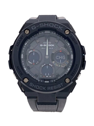 【中古】CASIO◆G-STEEL/ソーラー腕時計/デジアナ/BLK/BLK/GST-W100G-1BJF【服飾雑貨他】 【中古】CASIO◆G-STEEL/ソーラー腕時計/デジアナ/BLK/BLK/GST-W100G-1BJF【服飾雑貨他】