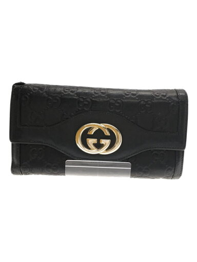 【中古】GUCCI◆長財布/レザー/BLK/総柄/メンズ/282434【服飾雑貨他】 【中古】GUCCI◆長財布/レザー/BLK/総柄/メンズ/282434【服飾雑貨他】